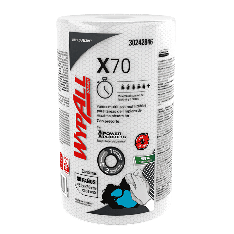 WYPALL X70 PAÑOS DE LIMPIEZA (30242846)