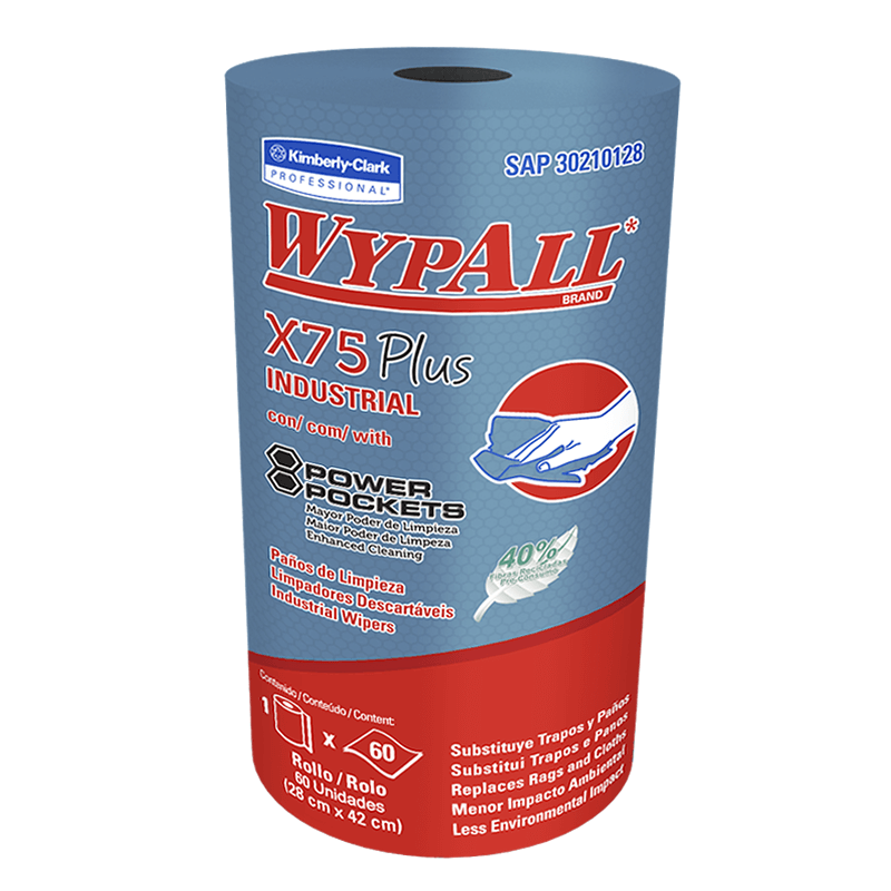 WYPALL X75 PLUS PAÑOS DE LIMPIEZA (30210128)
