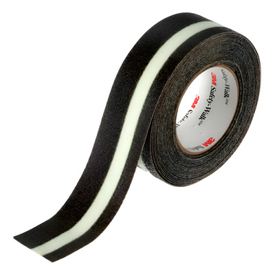 3M CINTA ANTIDESLIZANTE SAFETY WALK NEON 50MMX20MT COLOR NEGRO FOSFORESCENTE