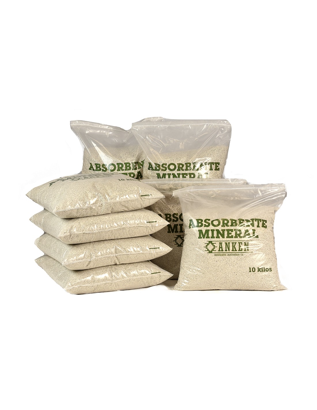 ABSORBENTE MINERAL GRANULADO IND. X 10KG AKN-10 ANKEN