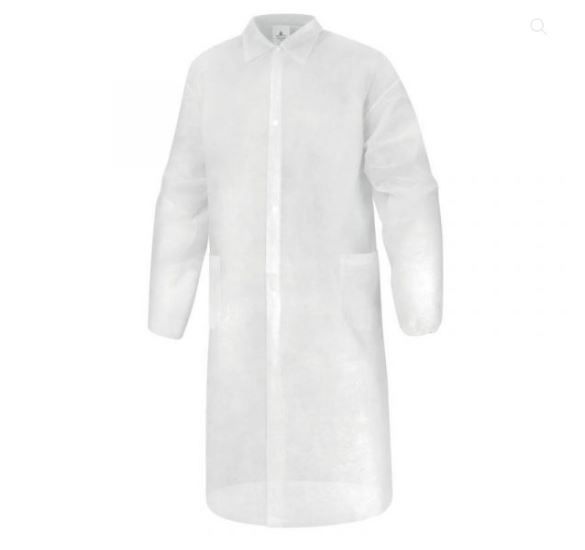 GUARDAPOLVOS DESCARTABLES COLOR BLANCO - INDUSET (X10)