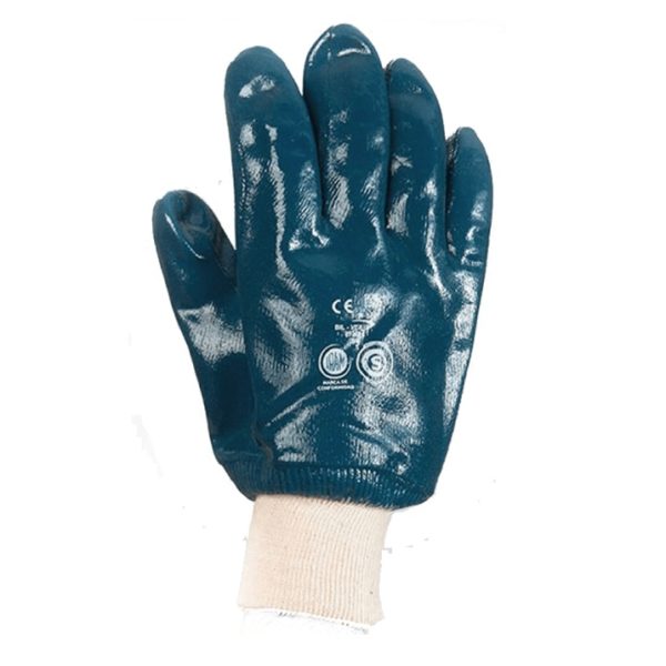GUANTE SERVUS NITRILO PESADO PUÑO ELASTIZADO