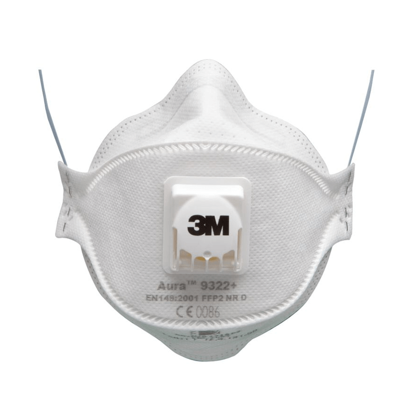 3M RESPIRADOR 9322+ P2 PARA POLVOS, HUMOS Y NEBLINAS CON VÁLVULA (65948)